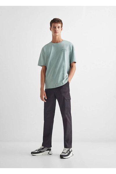 Mango Teen Μήνυμα T-Shirt