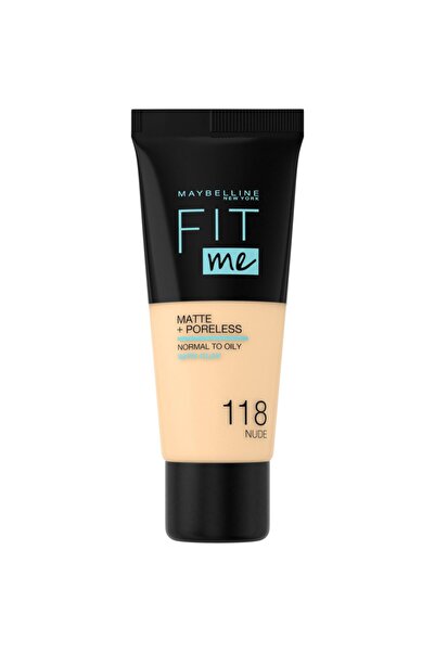 Maybelline New York Fit Me Matte Poreless Fondöten - 118 Nude