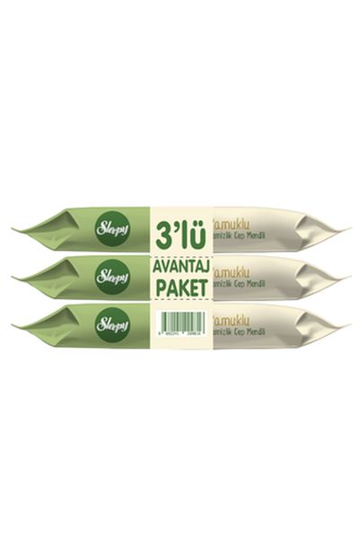 Sleepy Natural Organic Cotton Wet Pocket Wipes 3x15pcs