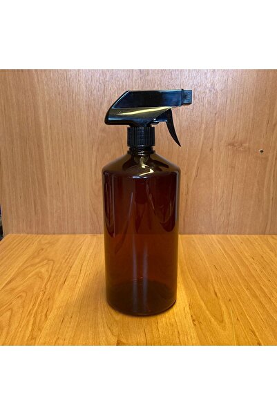 Pause Art Home Sticlă de plastic chihlimbar de 1000 cc - cu spray de declanșa...