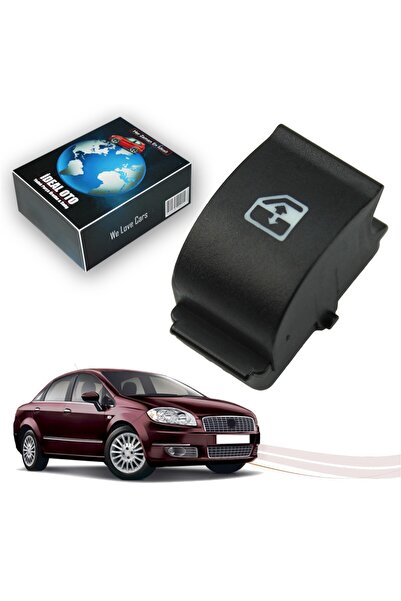 İDEAL OTOMOTİV Fiat Linea 2007-2013 Ön Sol Cam Açma Düğmesi Kapağı