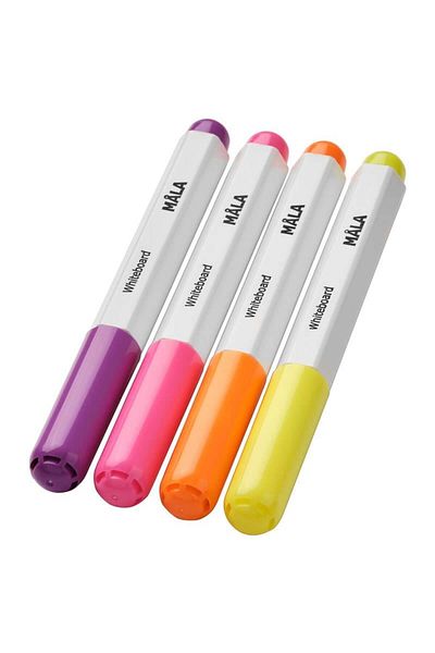 IKEA 4 Colored Pen Trowel Writing Boards - Assortments