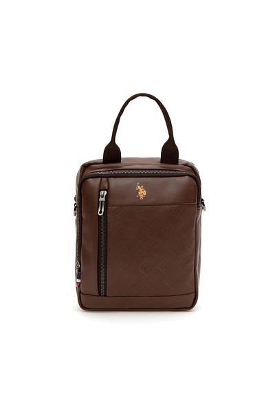 U.S. Polo Assn. حقيبة يو اس بولو بنية - PLEVR23647
