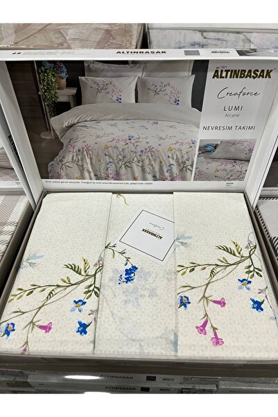 Altınbaşak CREAFORCE Lumi Arcane 100% памучно спално бельо за двойно легло