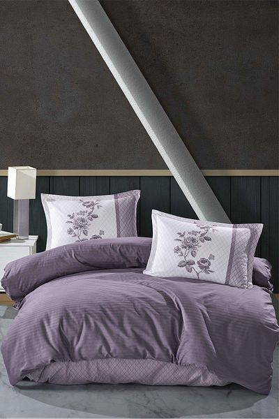 Zeynep Tekstil Set de husă de pilota dublu Ranforce - 100% bumbac, Suave