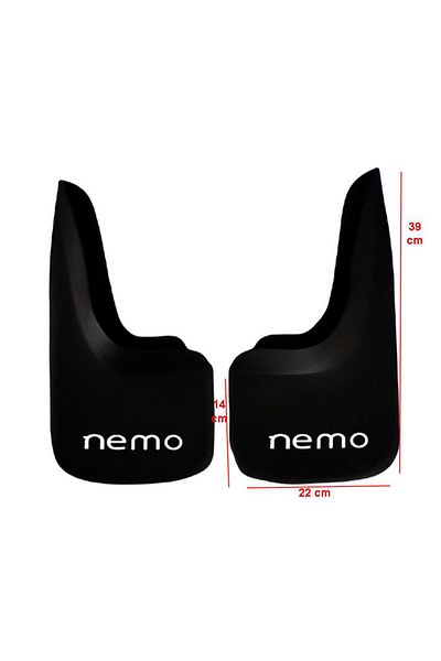 YeniDünyaOto Citröen Nemo 2-Piece Rear Mudguard Set - Mudguard and Dust Cover Cıt1bz018