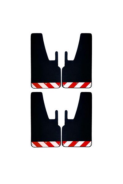 Yeni Dünya Renault Trafic Red-White Highlighter 4-Piece Mudguard Fender Dust Cover REN0FX03102