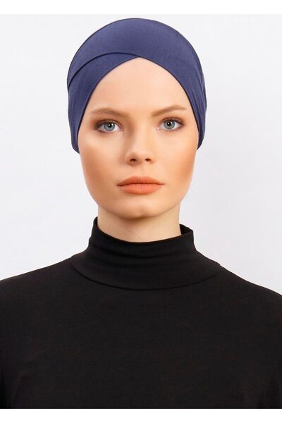 Ecardin غطاء رأس نسائي متقاطع حجاب جاهز غير قابل للانزلاق عمامة حجاب عملي غير...