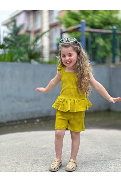 Uslukids Gökjoy Boutique - Premium Quality Girls' Summer Shorts Set