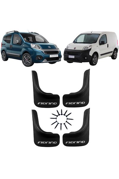 Yeni Dünya Fiat Fiorino Compatible 4-Piece Front-Rear Dust Cover Mudguard U1fıox002yd