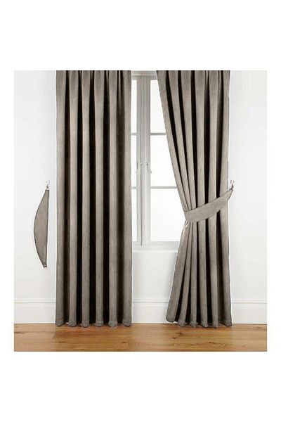 EraHome Velvet Curtain - Sand Beige Single Wing