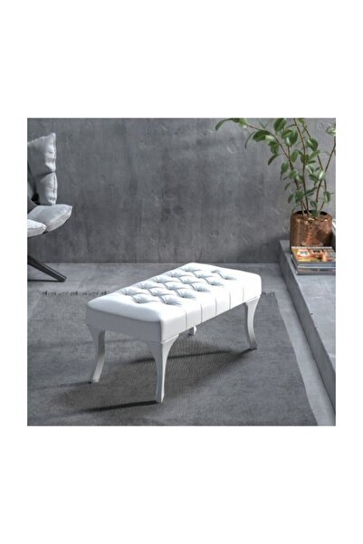 İndirim Çadırı Vinda Kapitoneli Kapıönü Ayak Ucu Bench Puf 75 cm