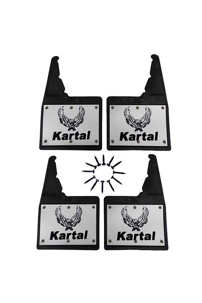 Yeni Dünya Tofaş Kartal-131 Kartal 4-Piece Riveted Front/Rear Mudguard Dust Cover Tfs1rx002yd