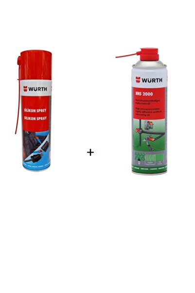 Würth Silikon Sprey 500ml+yağlama Spreyi Hhs2000 500ml