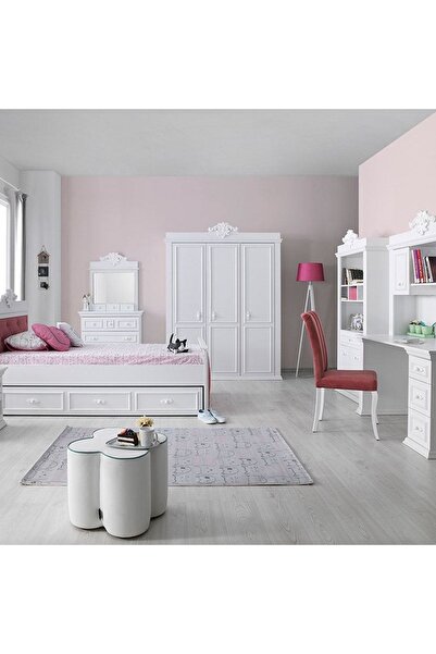 RENGARENK Classıc 3 Kapaklı Dolap