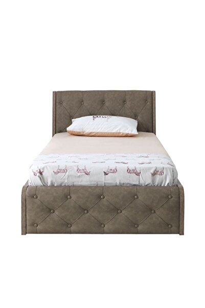 Yeni Konsept Latte Başlıklı Karyola 120x200 Cm