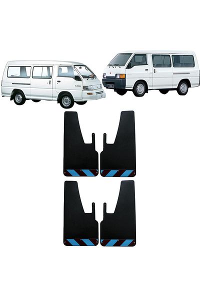 Yeni Dünya Mitsubishi L300 Claret Red-Blue Highlighter 4-Piece Mudguard Fender Dust Cover MIT0FX00904
