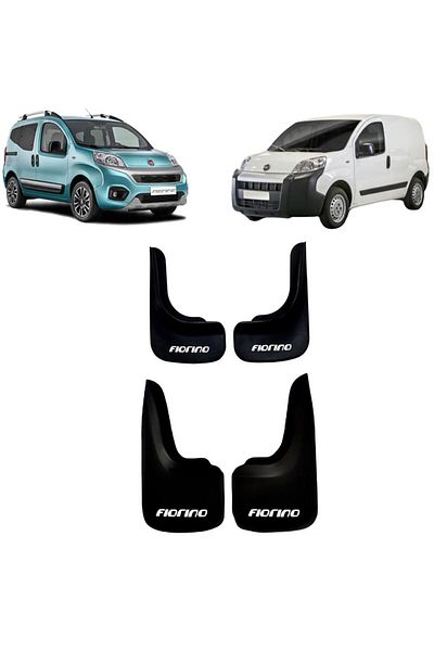 YeniDünyaOto Fiat Fiorino - 4-Piece Dusted Mudflap and Fender Set Fıa1bx026
