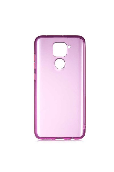 ZM STORE حافظة متوافقة مع هاتف Xiaomi Redmi Note 9، غطاء سيليكون ملون وشفاف