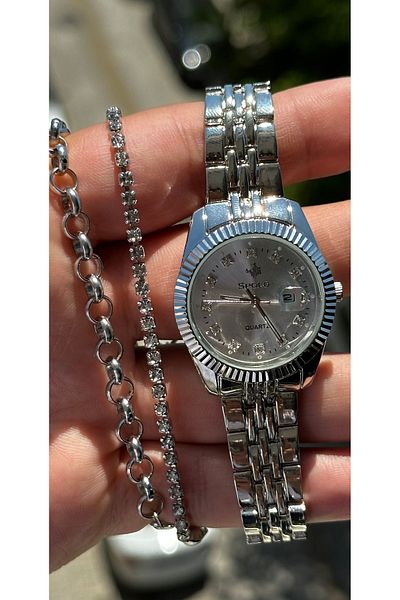 SPOLO STEEL WOMEN'S WRIST WATCH