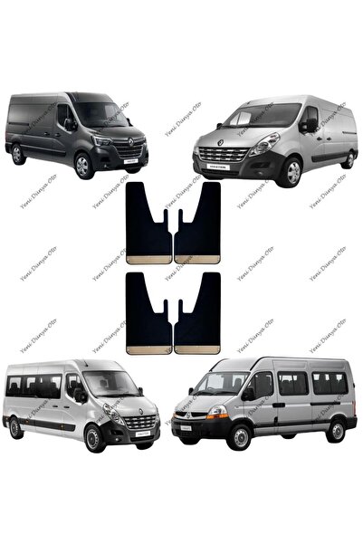 YeniDünyaOto Renault Master 4lü Krom Paçalık, Çamurluk, Tozluk Ren0sx030