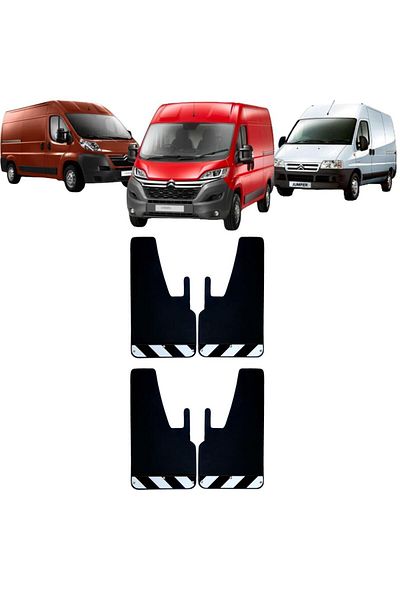 Yeni Dünya Citröen Jumper Black-White Highlighter 4-Piece Mudguard Fender Dust Cover CIT0FX01901