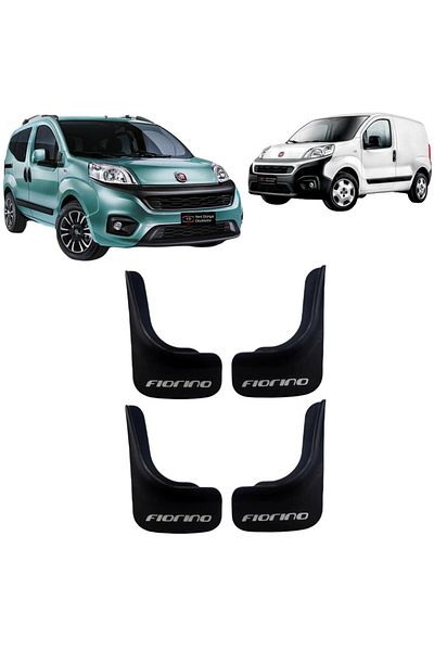 YeniDünyaOto Fiat Fiorino Compatible 4-Piece Front Rear Mudguard Fender Dust Cover U1fıox002