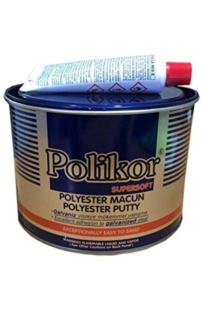 Genel Markalar Polikor Süper Soft Polyester Oto Tamir Çelik Macun 450 Gr