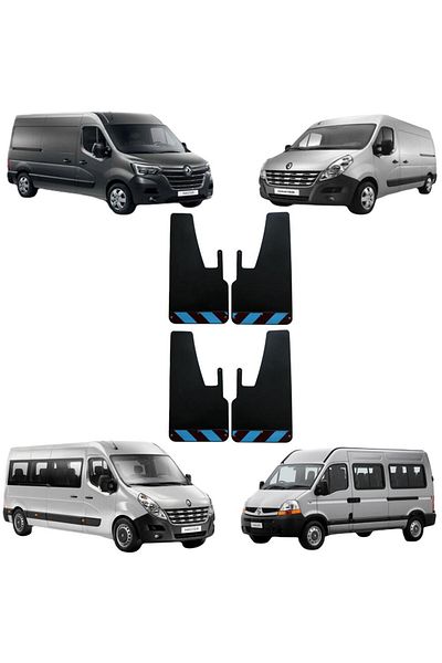 Yeni Dünya Renault Master Claret Red-Blue Highlighter 4-Piece Mudguard Fender Dust Cover REN0FX03004