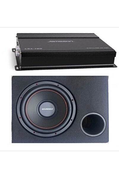 Jameson Soundmax 30cm Kabinli Bass 1500wat 400rms Usa-760 Amfi 4000w 4x60
