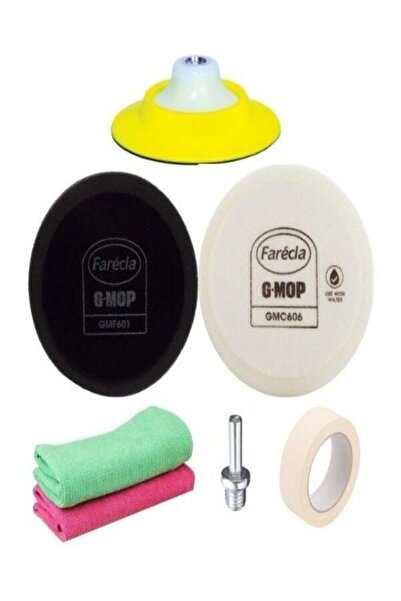 Farecla Şarjlı Matkap Için Pasta Cila Uygulama Seti