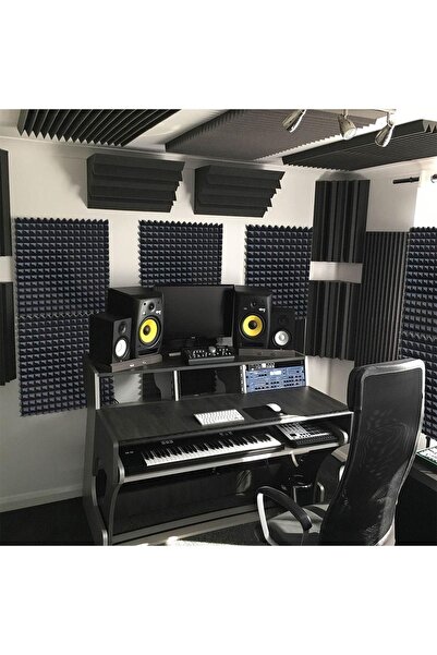 Birlik Sünger Akustik Ses Yalıtım Süngeri-yapışkansız-15 Dns-50x50x4-piramit ...