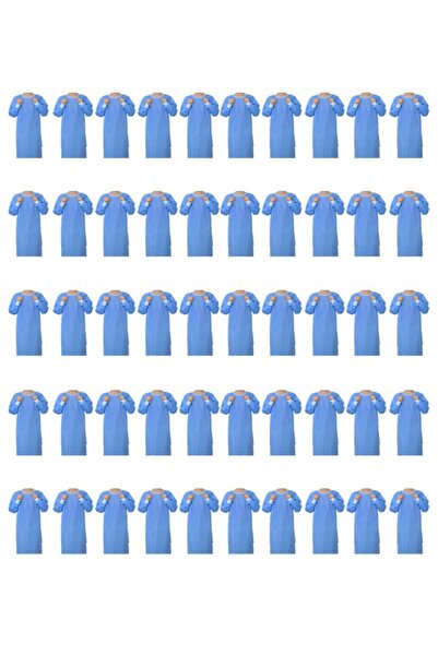 Med Tekstil Tek Kullanımlık 50'li Cerrahi Box Önlük Ultrasonıc Üretim (DOKTOR...