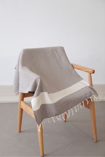 Hiera Made Diamond Series 100% Organic Cotton Body Bath Towel - 90x180 cm