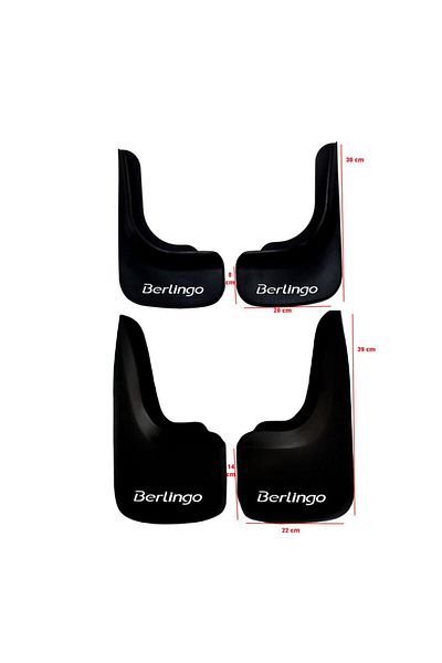 YeniDünyaOto Citröen Berlingo 4-Piece Mudguard, Mudguard, Dust Cover Cıt1bx014