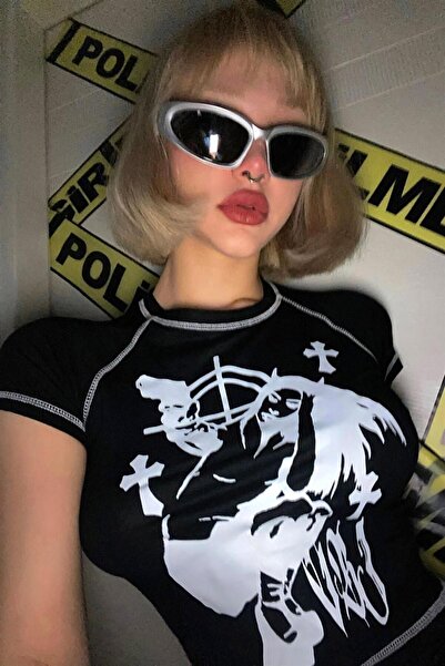 Carpe Ters Dikiş Gangster Devil Crop