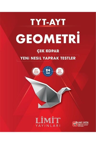 Limit Yayınları Limit Yayınları Tyt-ayt Geometri Çek Kopar Test Yni