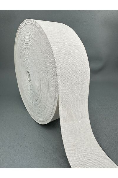 paşateks since 1995 şekil 6 cm tricotat cauciuc-alb-5 metri