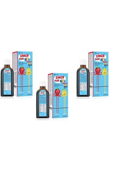 Berko Zinco Kids Plus Syrup 200 ml 3 Pieces