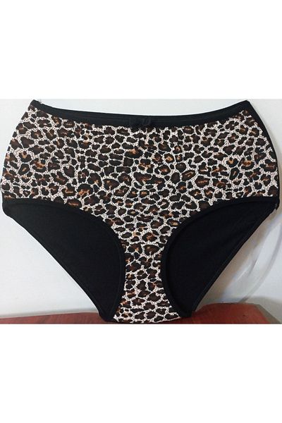 Manken Leopard Plus Size Panties