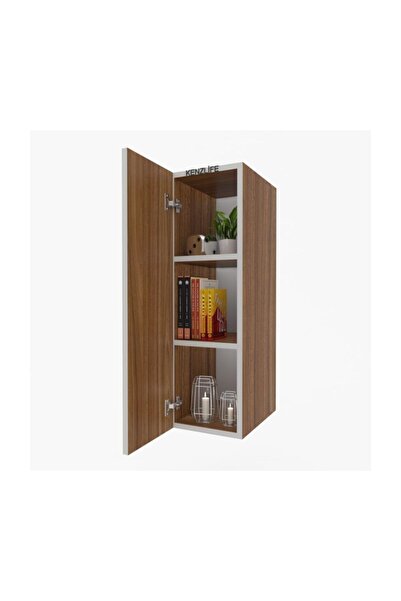 Kenzlife Mutfak Dolabı İrem 060.030.32 Cvz 2 Raflı Kapaklı Ofis Banyo Kiler Evrak Kitaplık