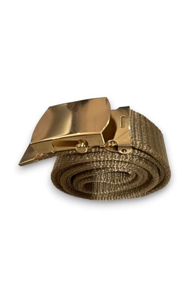 a+ aksoy tactical Στρατιωτική τακτική παλάσκα - Κίτρινη μεταλλική ζώνη με πόρπη