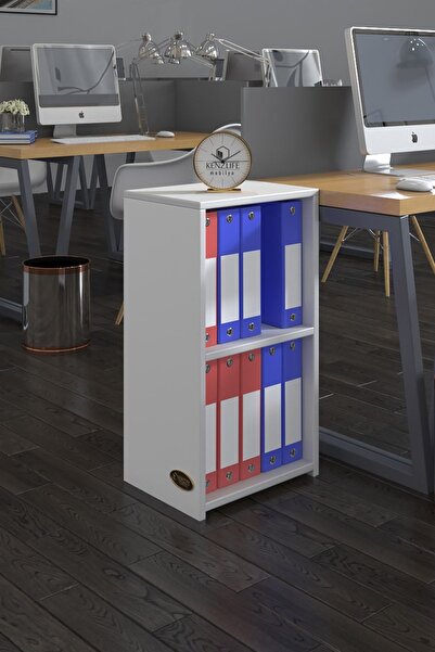 Kenzlife Klasörlük Raflı Attila Byz 70*40*30 Kitaplık Ofis Arkalıksız