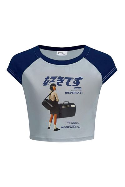 Carpe Suitcase Girl Crop Cut