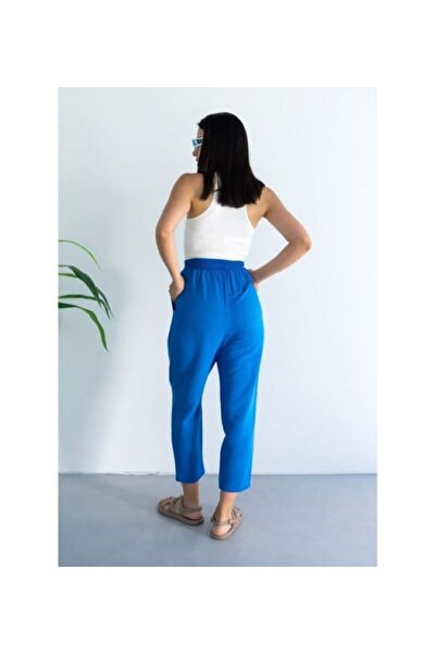 Laluvia Elastické plisované kalhoty