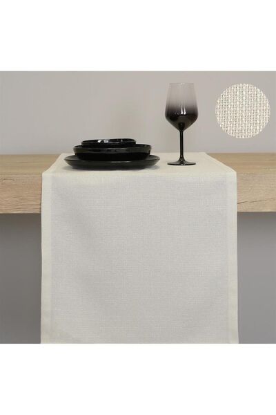 GOCCIA HOME Özel Tasarım Parlak Runner Beyaz