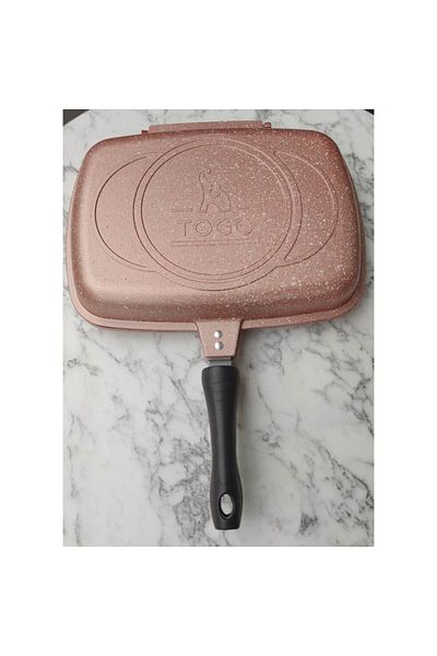 TOGO 36cm Double Sided Cast Granite Pan