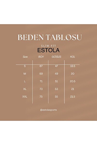 Est Estola Ανδρικό μπλουζάκι με ελαστική και απαλή υφή Lycra με λεπτή εφαρμογή - Crew Neck