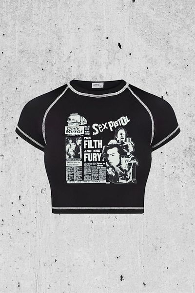 Carpe Reverse Stitch Disgust And Anger Crop