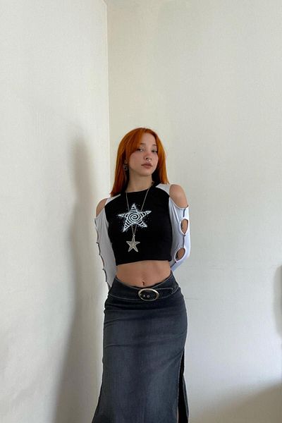 Carpe Cycle Star Detail Blouse